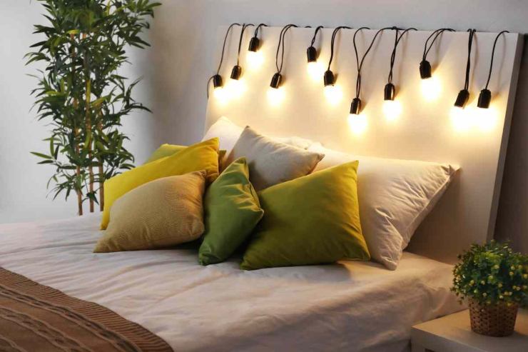 Letto illuminato