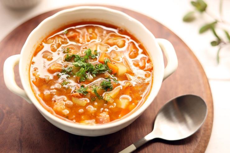 minestrone cucchiaio